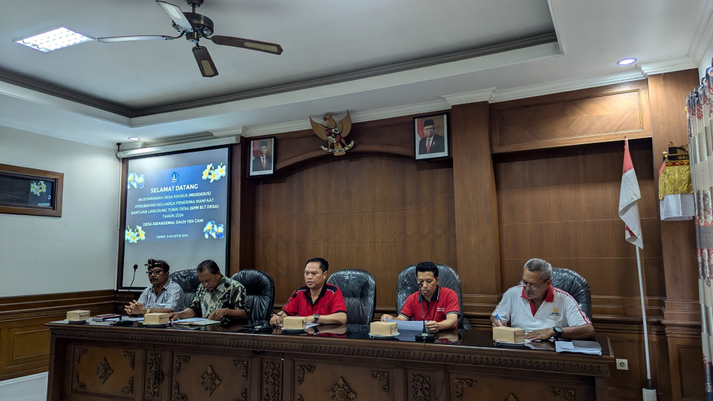 Musyawarah Desa Khusus Perubahan Keluarga Penerima Manfaat BLT Terlaksana